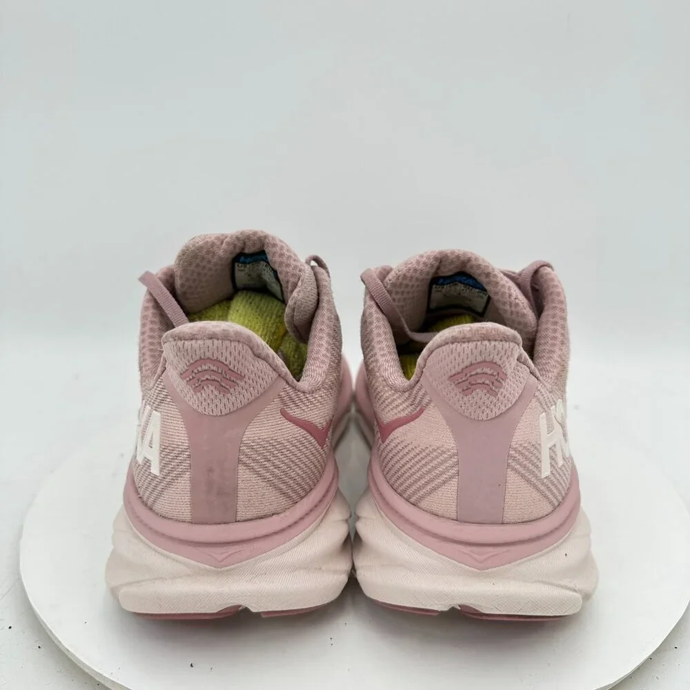 Hoka One One Clifton 9 Women Size 9B 1127896-PMPW Pink Mauve Pale Peach Shoes - Picture 5 of 12